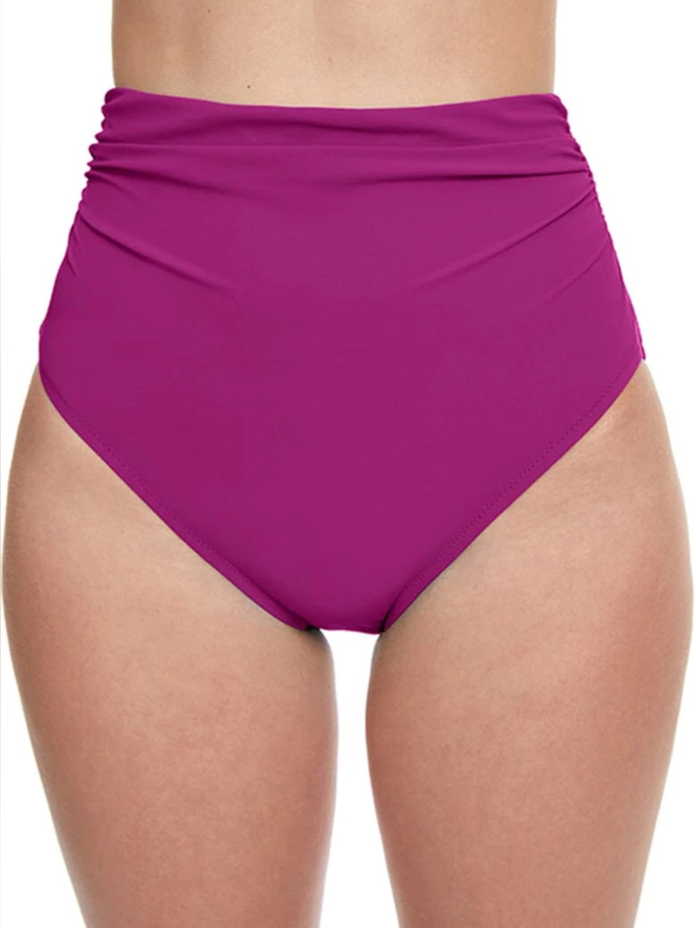 J. Crew Radiant Fuchsia Pink Retro Classic High Waisted Swimsuit Bikini Bottoms